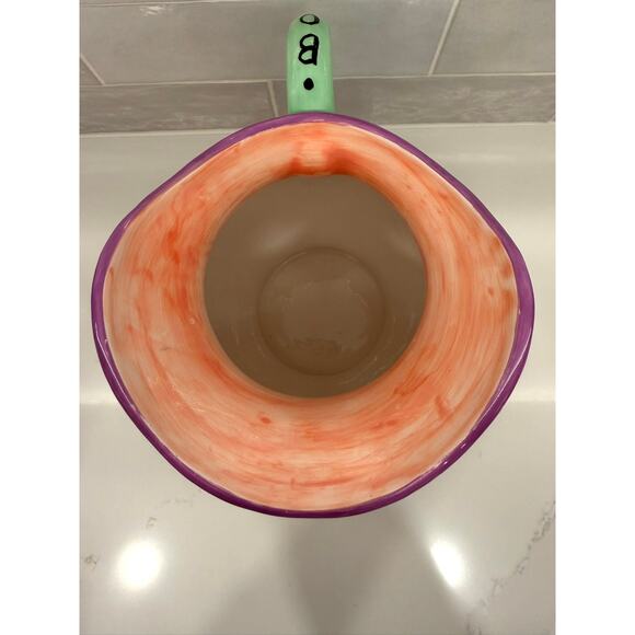 Happy Dog and  Cat by Karen Gelff Dog Pitcher Hand painted - Picture 5 of 9